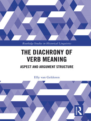 cover image of The Diachrony of Verb Meaning
